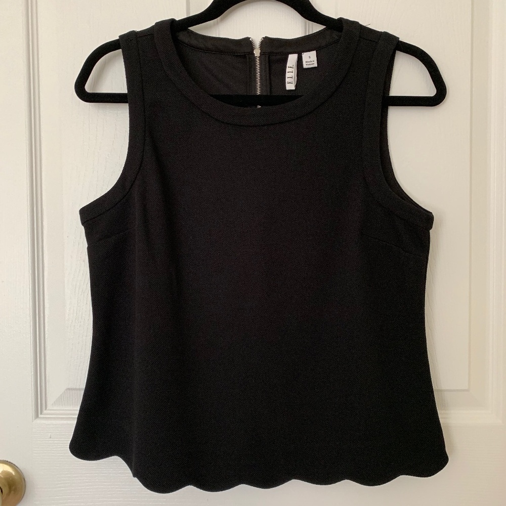 Elle Black Blouse Size Small Only Worn Once